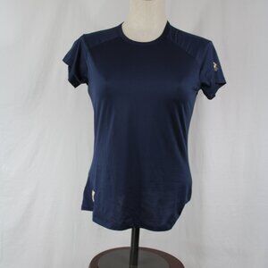 Tracksmith Women’s Twilight Tee Navy Small Athletic Running T-Shirt Breathable